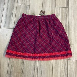 Matilda Jane Pink and Purple Plaid crinoline skirt